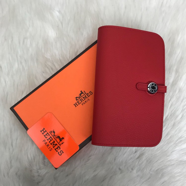 HERMES DOGON WALLET KIRMIZI